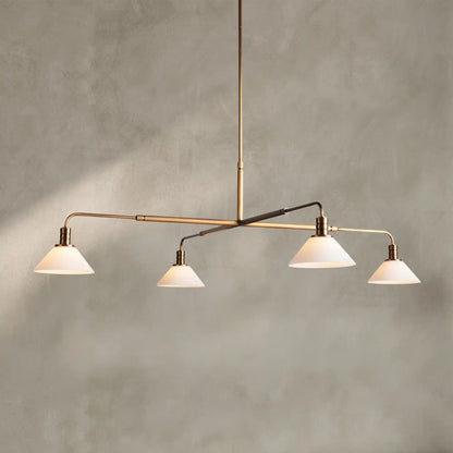 Theron Glass Round Chandelier 30'' 52''