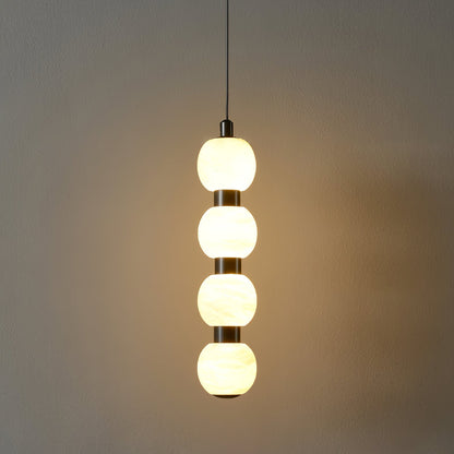 Orbique Alabaster Pendant Lamp