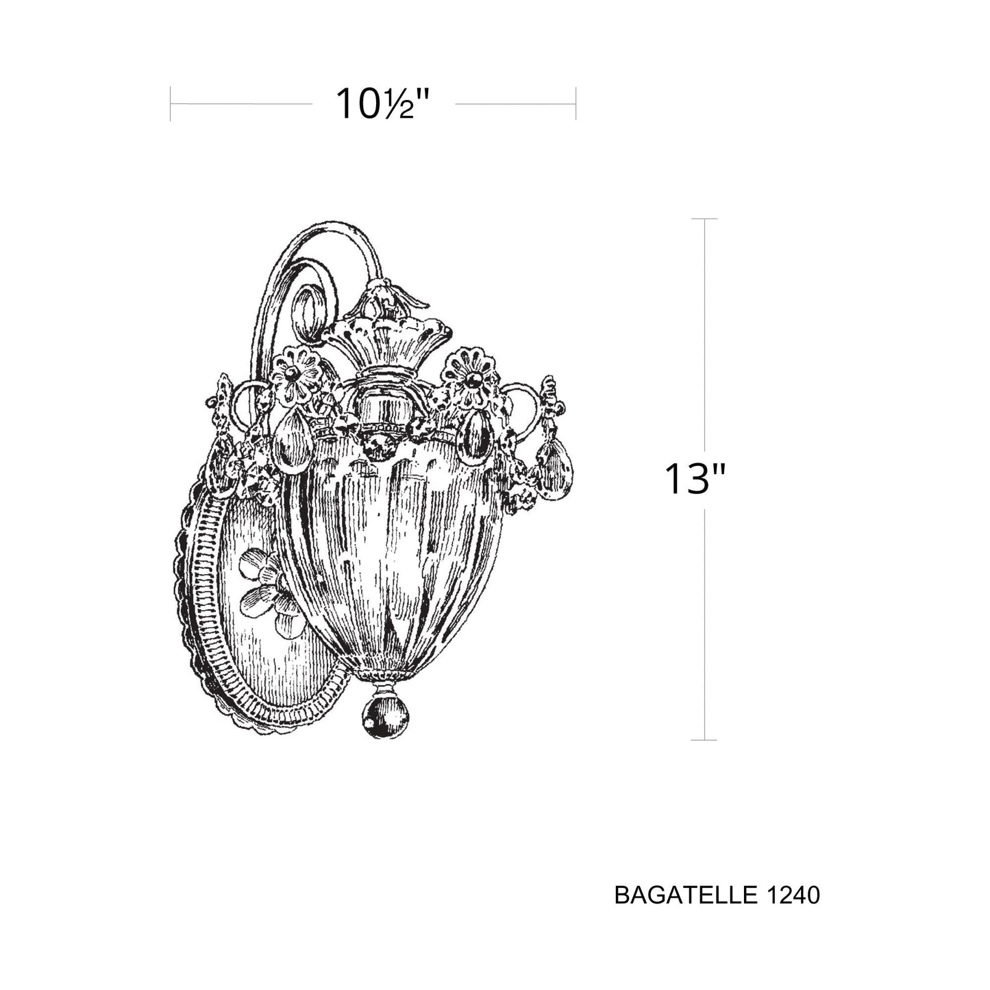 Bagatelle 1-Light Wall Sconce