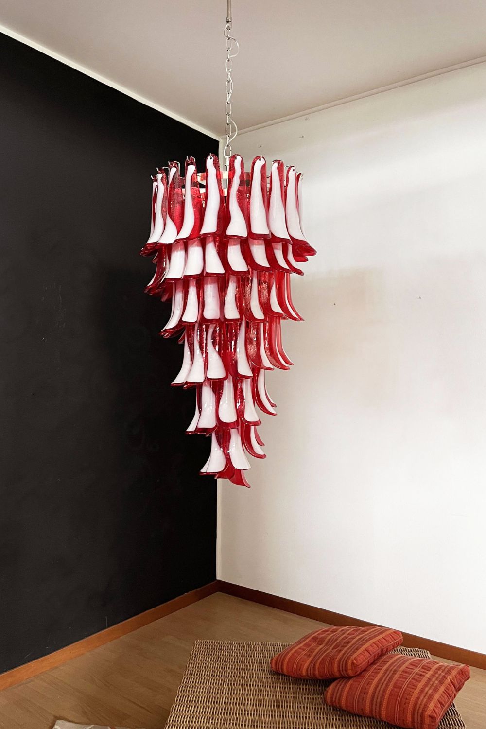 Vintage Italian Art Spiral Chandelier - view 13 | morylighting