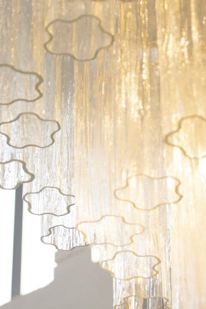 1990s Tronchi Art Glass Cascade Chandelier - view 12 | morylighting