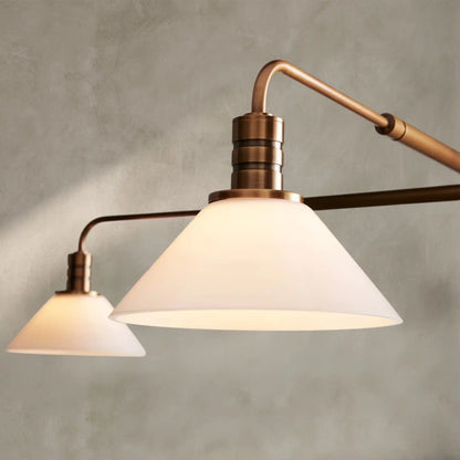 Theron Glass Round Chandelier 30'' 52''