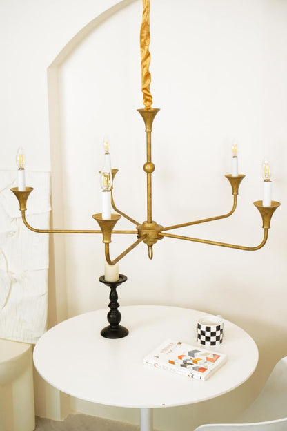 Rustic Vintage Cecil Chandelier - view 7 | morylighting