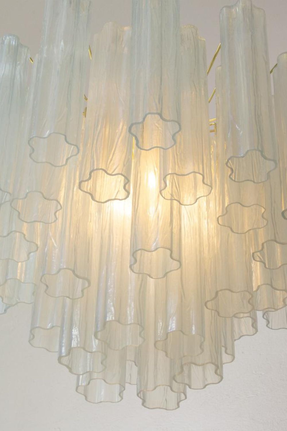 1990s Vintage Italian Opaline Glass Pendant Light - view 11 | morylighting