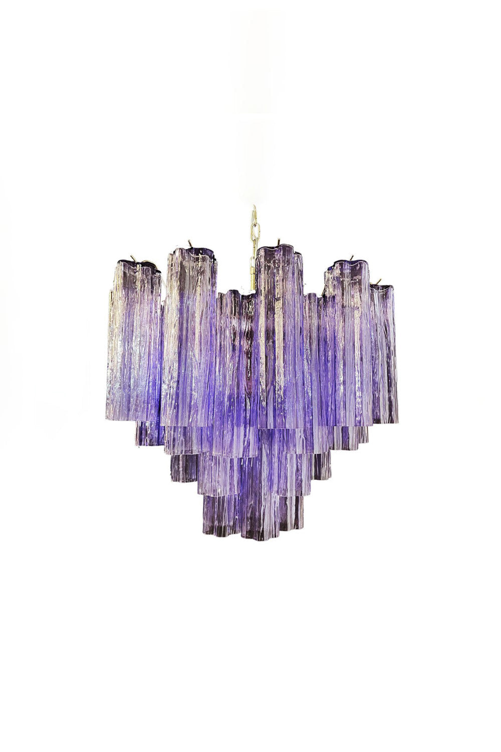 Amethyst Art Glass Pendant Chandelier | morylighting
