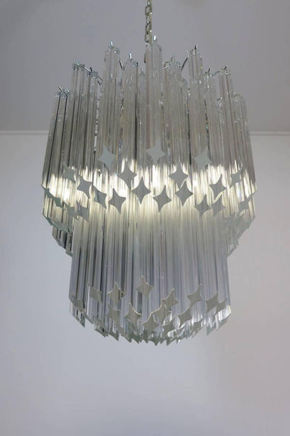 Venini Style Art Quadriedri Chandelier - view 12 | morylighting