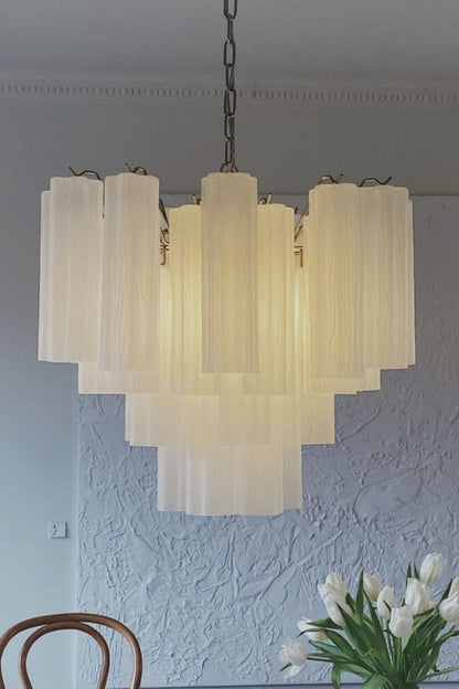 Art Opal Tube  Chandelier - 36 tubes - view 5 | morylighting