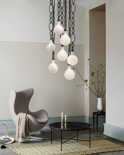 Vintage style Cluster White Mini Insignia Globe Pendant Light 6" for kitchen Island