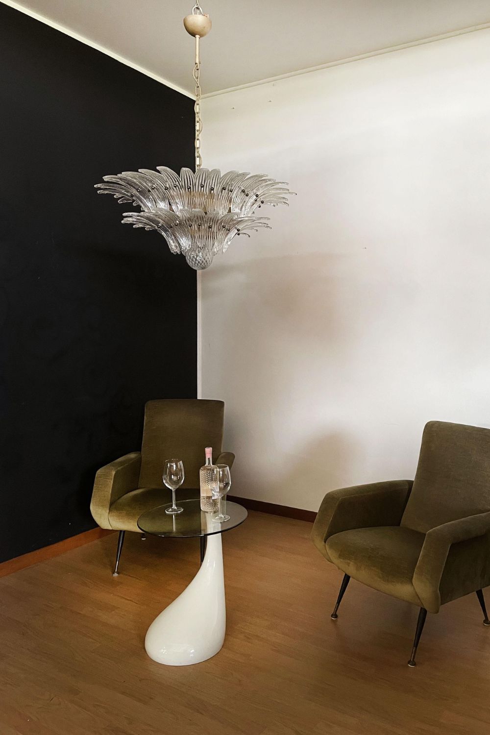 Original Art Palmette Crystal Chandelier - view 5 | morylighting