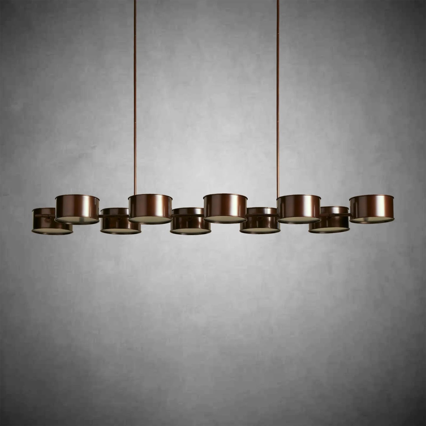 Daphne Metal Linear Chandelier 62''72''