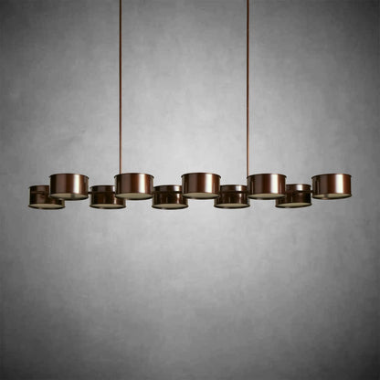 Daphne Metal Linear Chandelier 62''72''