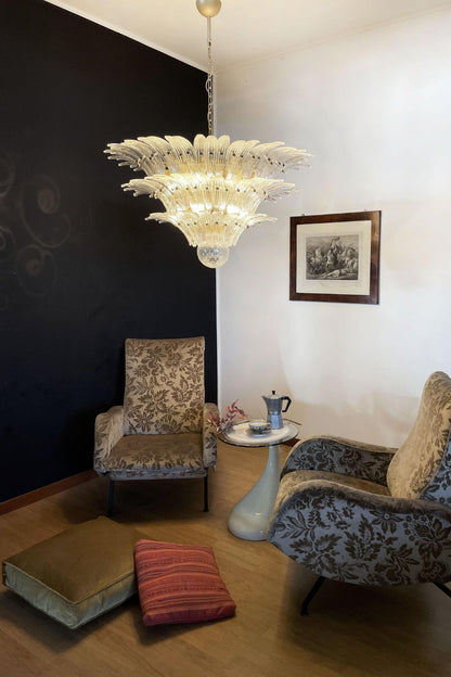 Italian Art Three-Tiered Palmette Chandelier - view 2 | morylighting