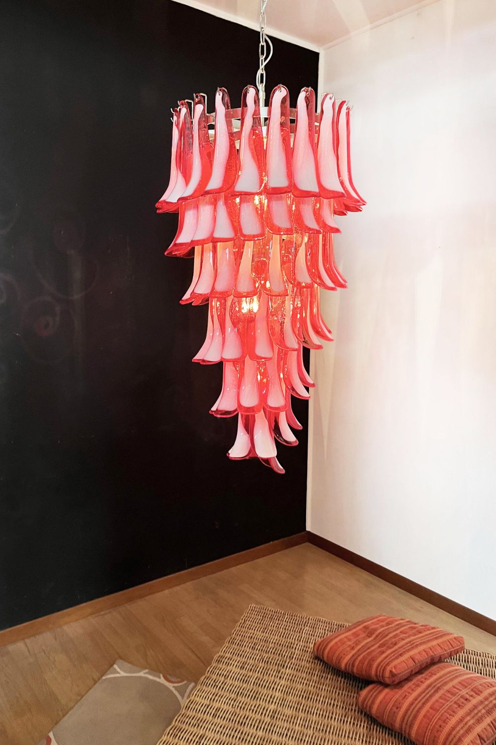 Vintage Italian Art Spiral Chandelier - view 14 | morylighting