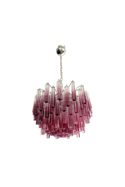 Amethyst Art Glass Prism Chandelier | morylighting