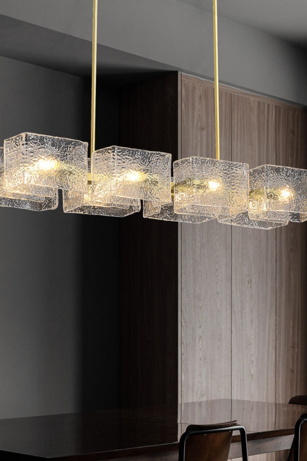 long water ripple Chandelier - view 9 | morylighting