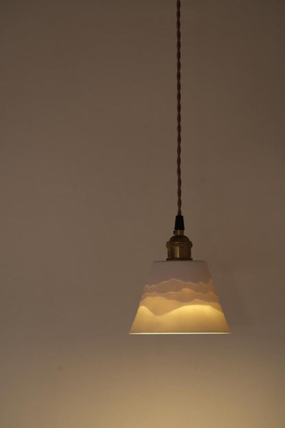 Mountains Shadow Ceramic Pendant Lamp - morylighting