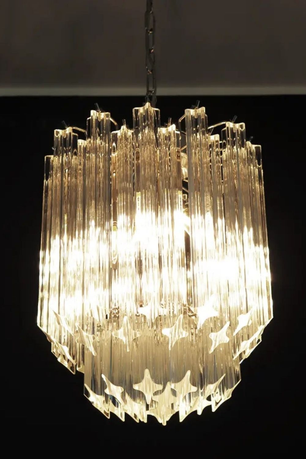 Art Quadriedri Glass Chandelier - view 12 | morylighting