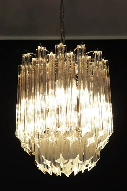 Art Quadriedri Glass Chandelier - view 12 | morylighting