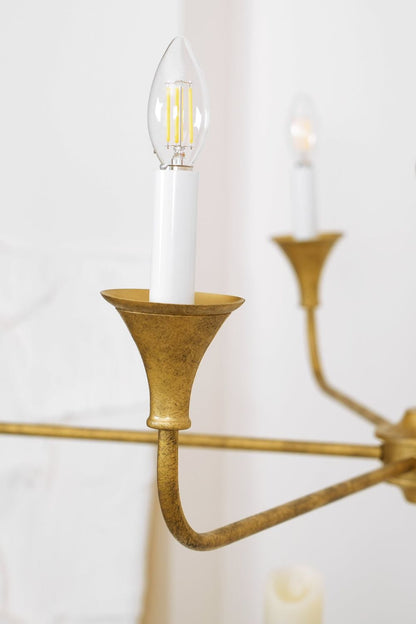 Rustic Vintage Cecil Chandelier - view 14 | morylighting
