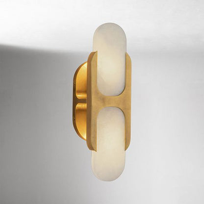 Hopkins Alabaster Sconce 9"–17"