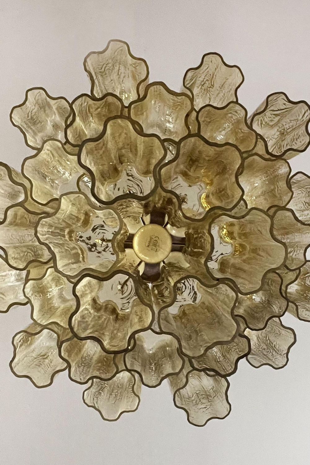Amber Art Crystal Tube Chandelier - view 14 | morylighting