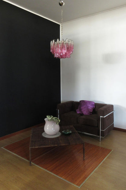 Amethyst Art Glass Prism Chandelier - view 7 | morylighting