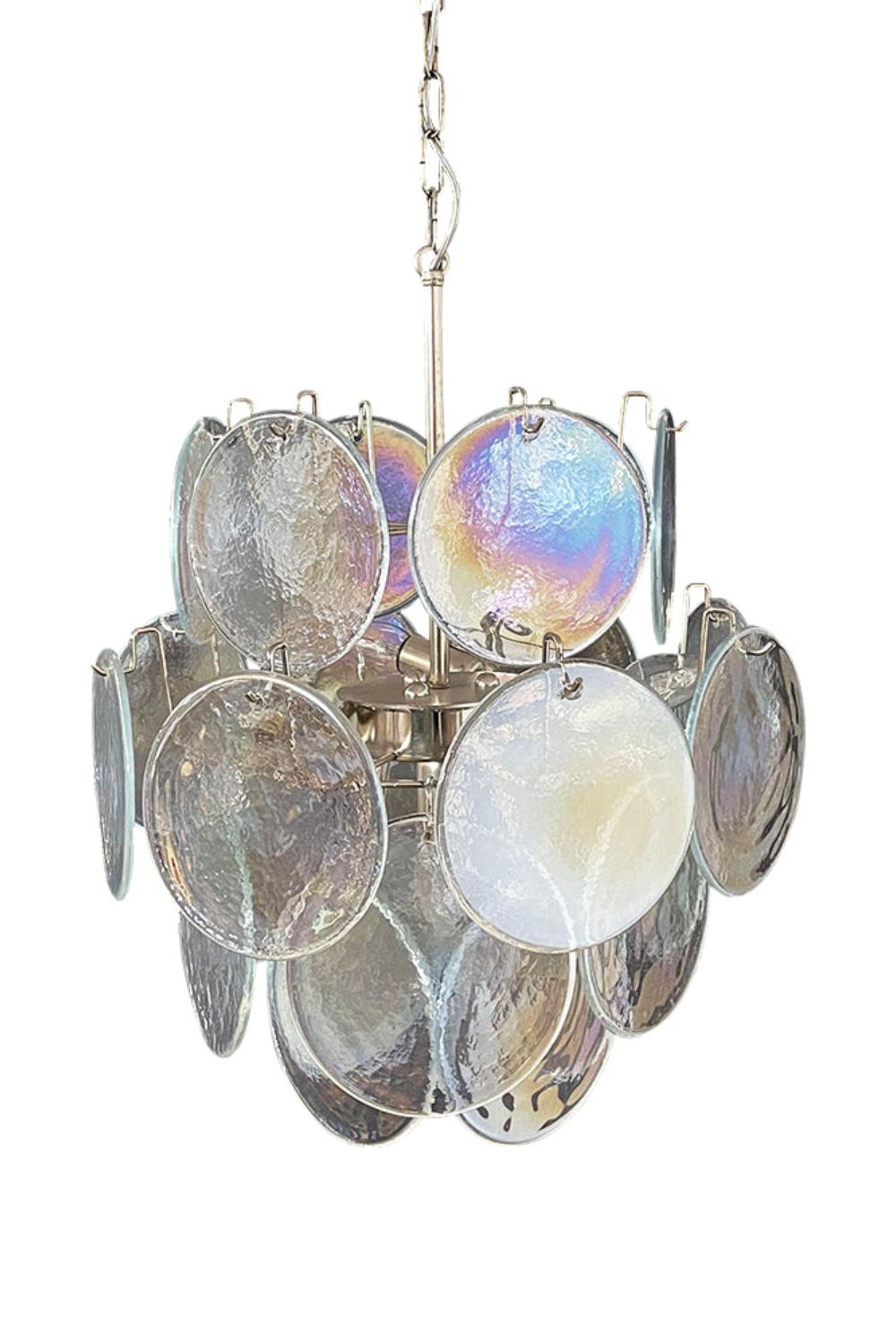 Iridescent Mid-Century Modern Art Chandelier - view 18 | morylighting