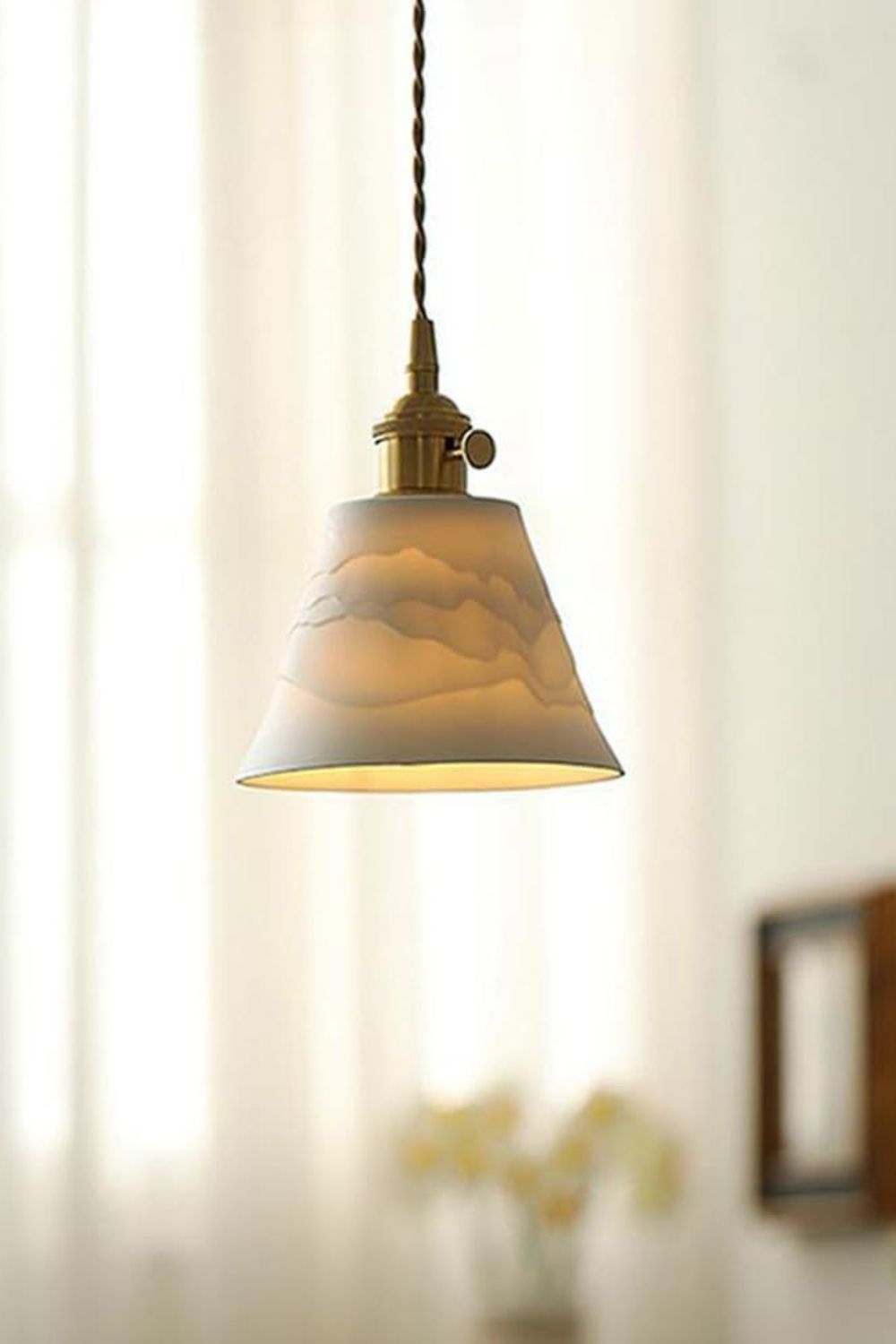 Mountains Shadow Ceramic Pendant Lamp - morylighting