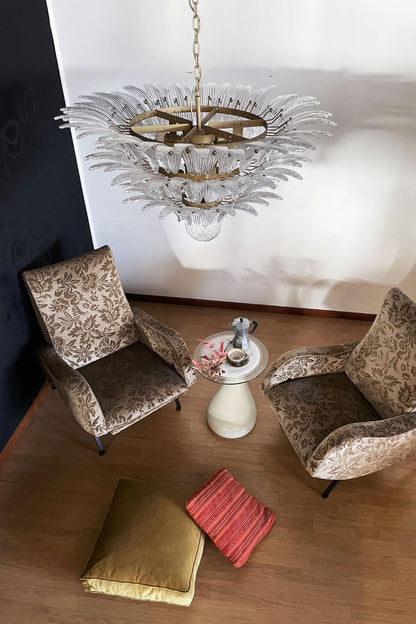 Italian Art Three-Tiered Palmette Chandelier - view 7 | morylighting