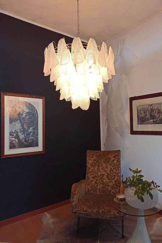 Rondini Transparent Art Glass Chandelier - view 2 | morylighting