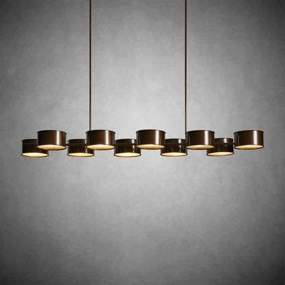 Daphne Metal Linear Chandelier 62''72''