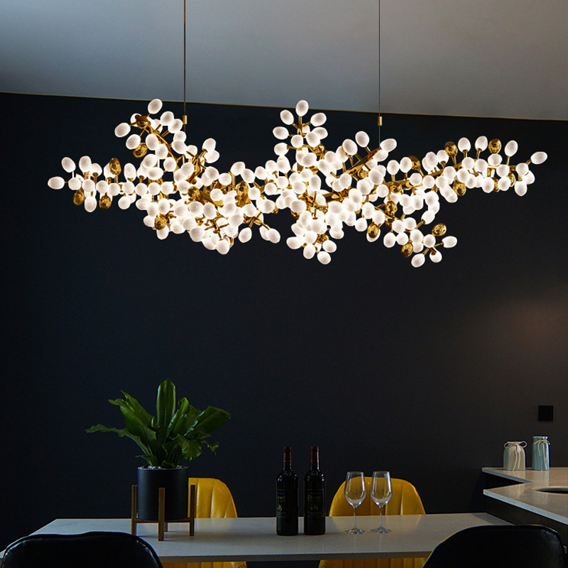 Modern Artistic Linear Elegant Grape Extra Large Chandelier - morylighting