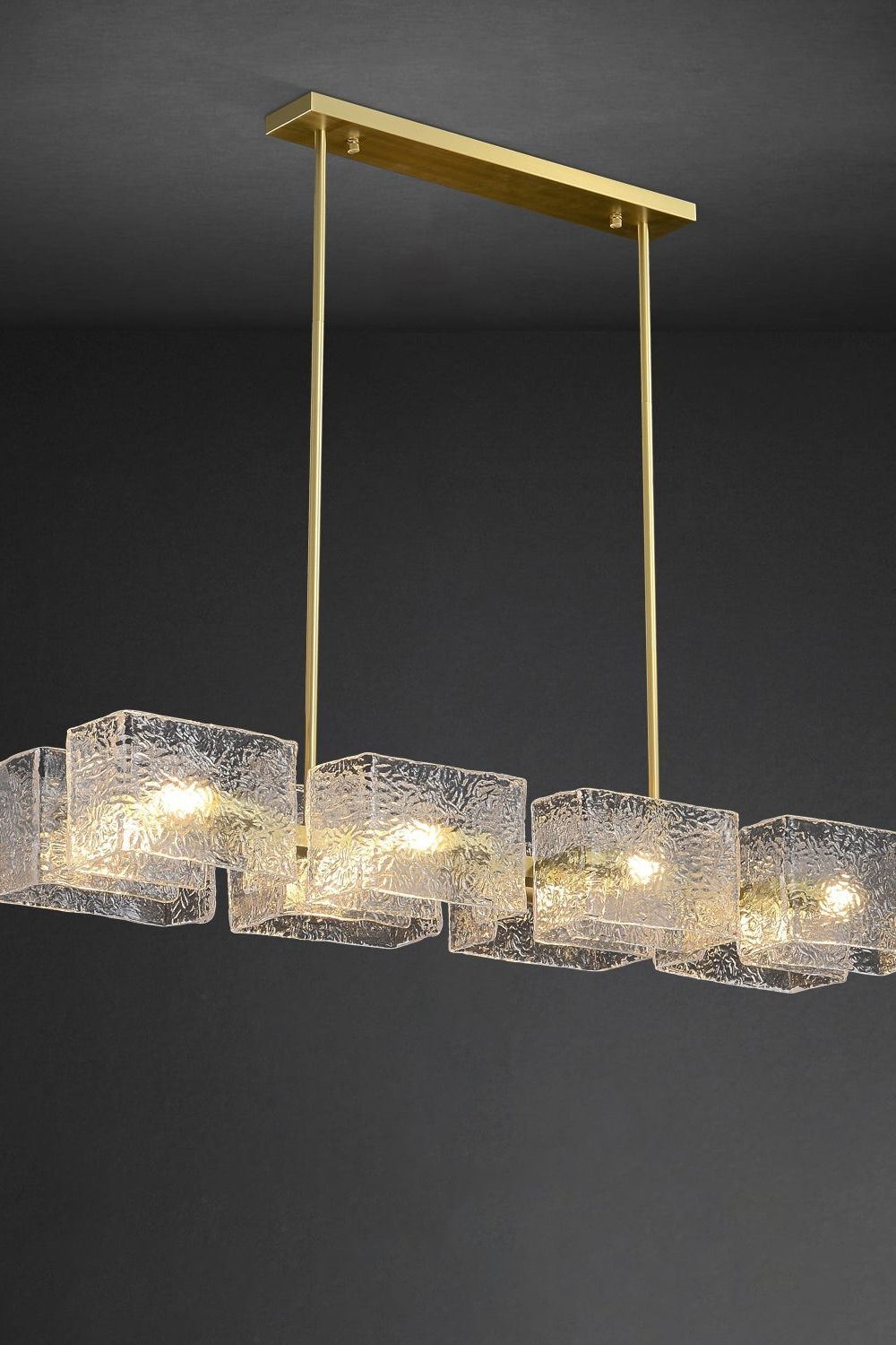 long water ripple Chandelier - view 8 | morylighting