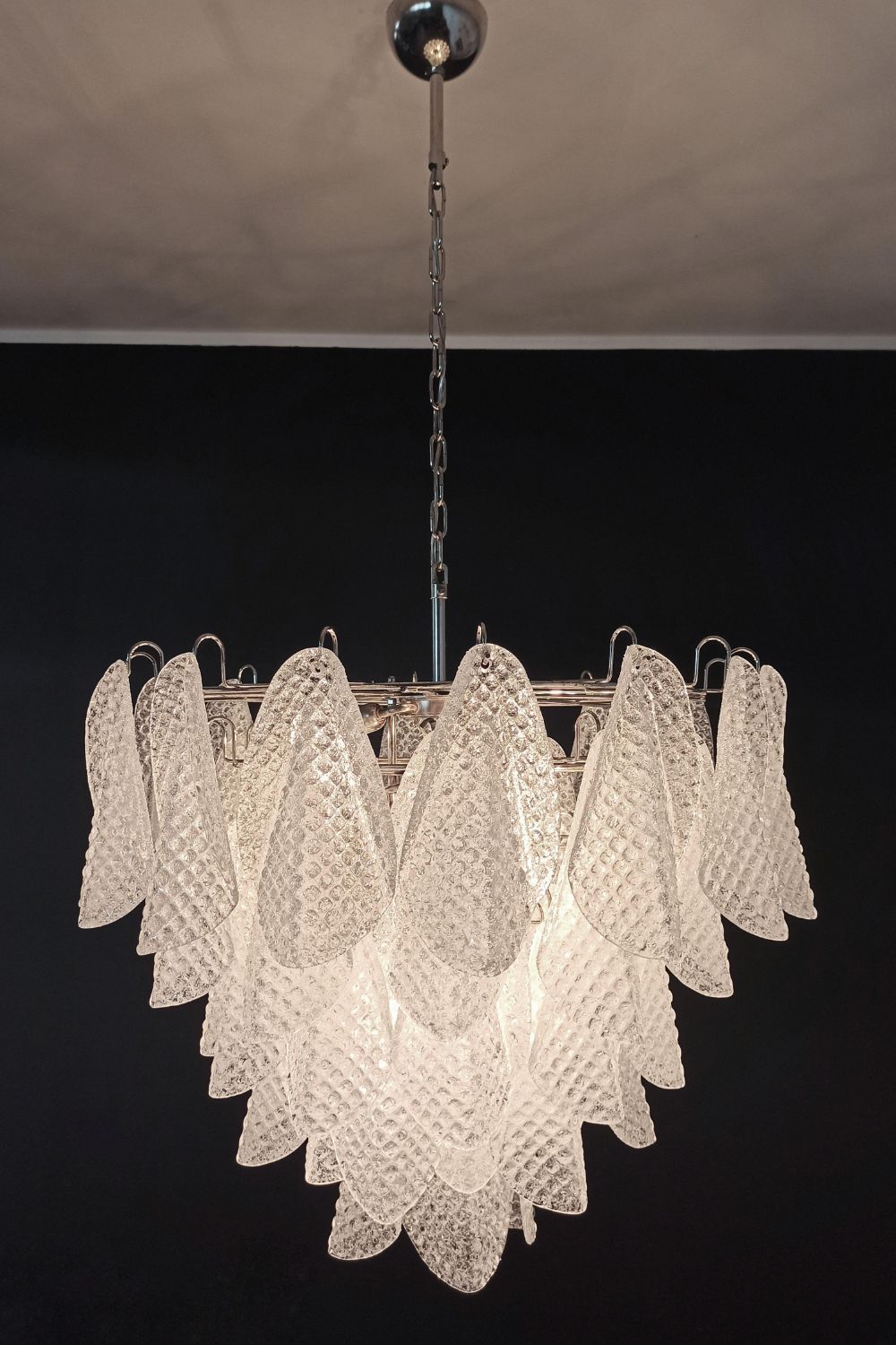 Rondini Transparent Art Glass Chandelier - view 7 | morylighting