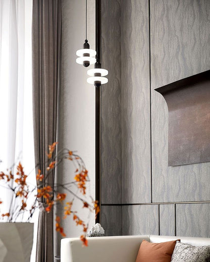 Alabaster Modern Marble Ring Pendant Light