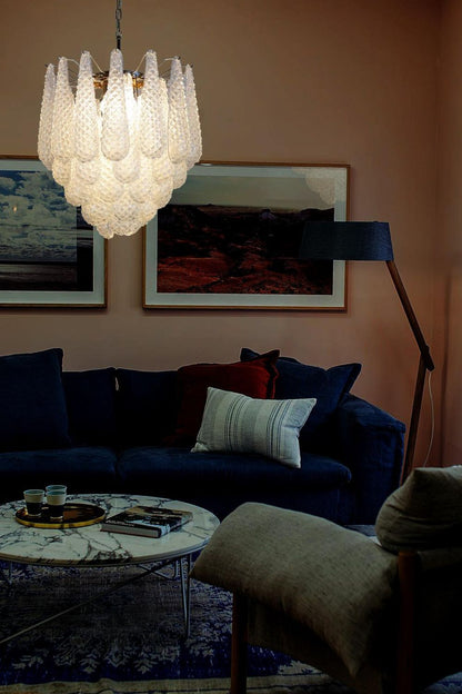 Murano Honeycomb Glass Chandelier - morylighting