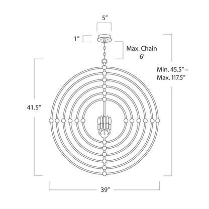 Solivra Chandelier Sphere