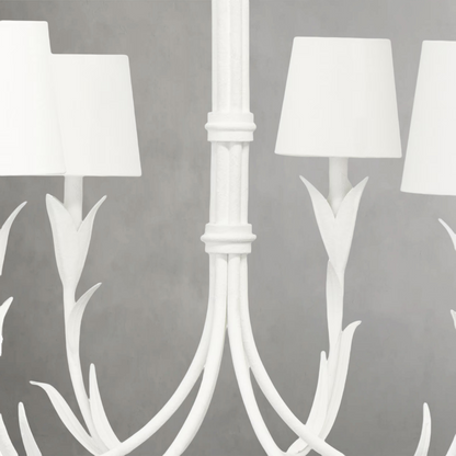 Fontara White Reed Chandelier