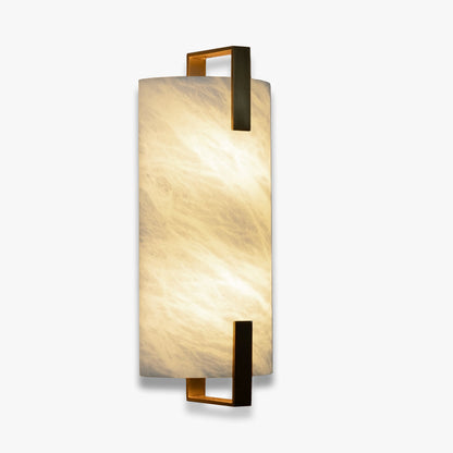 Morylighting Luminous Alabaster Dual-Light Wall Sconce - Background Shot
