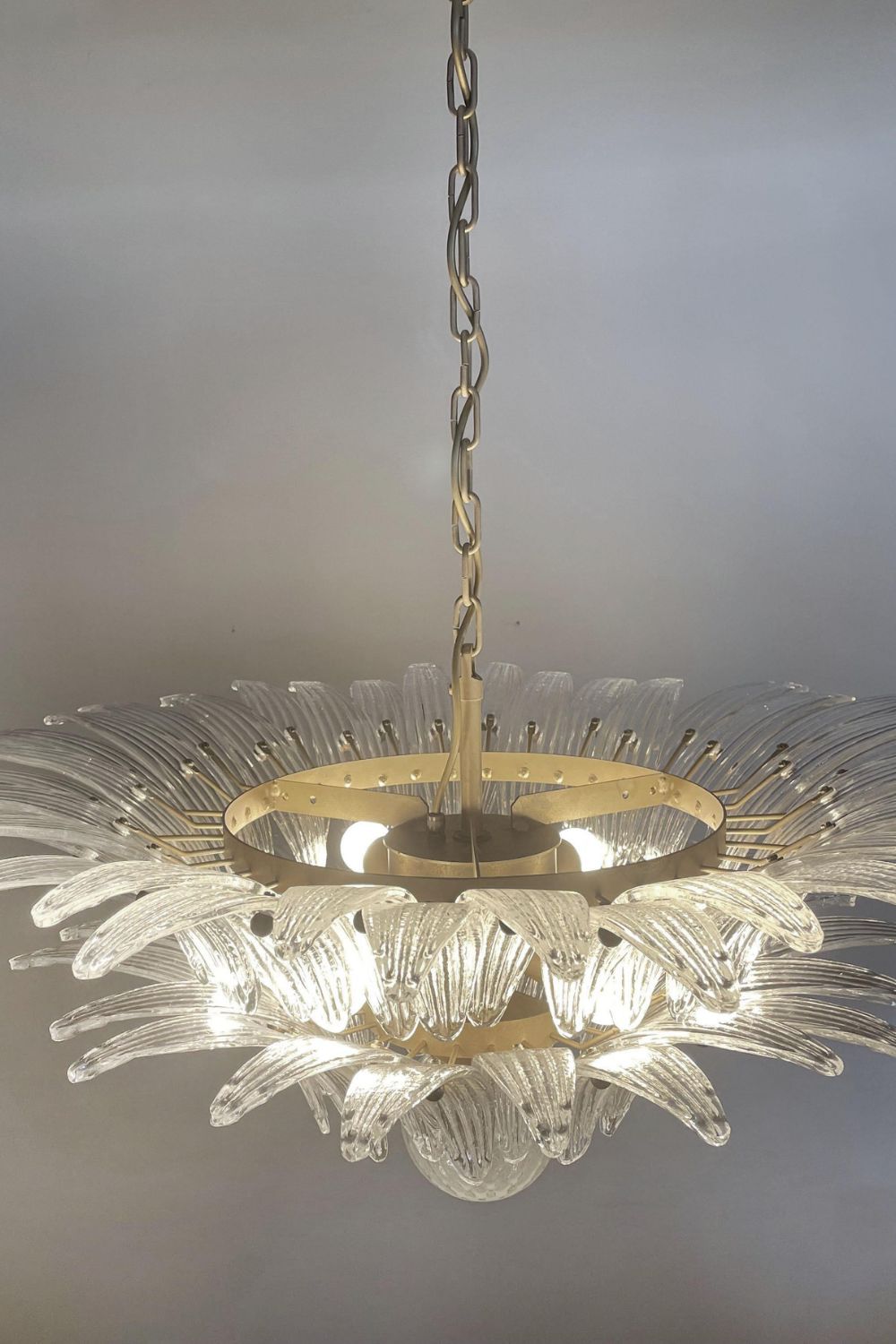Original Art Palmette Crystal Chandelier - view 11 | morylighting