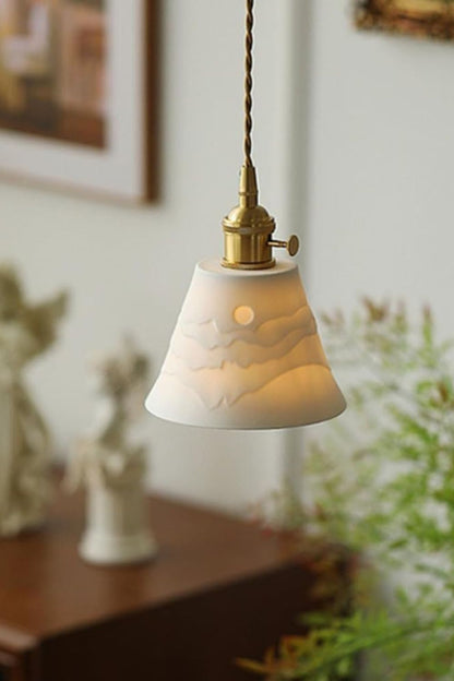 Mountains Shadow Ceramic Pendant Lamp - morylighting