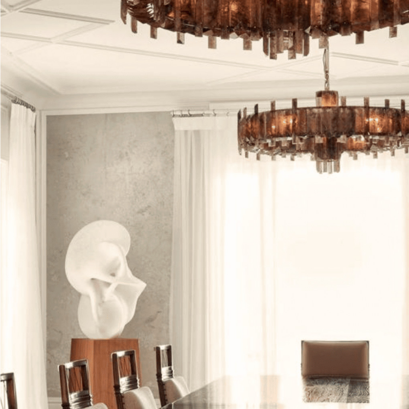 Saturn chandelier