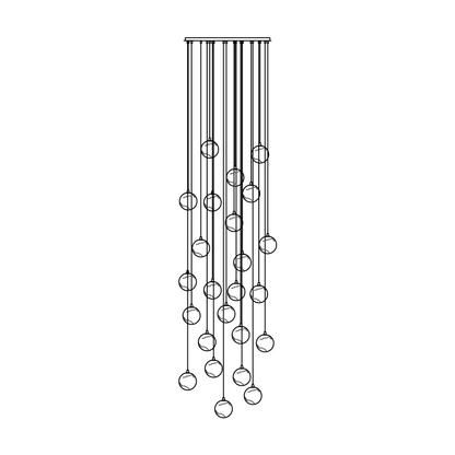 Sultana Alabaster Cluster Chandelier