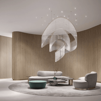 Rivella Cascade Fringe Crystal Chandelier