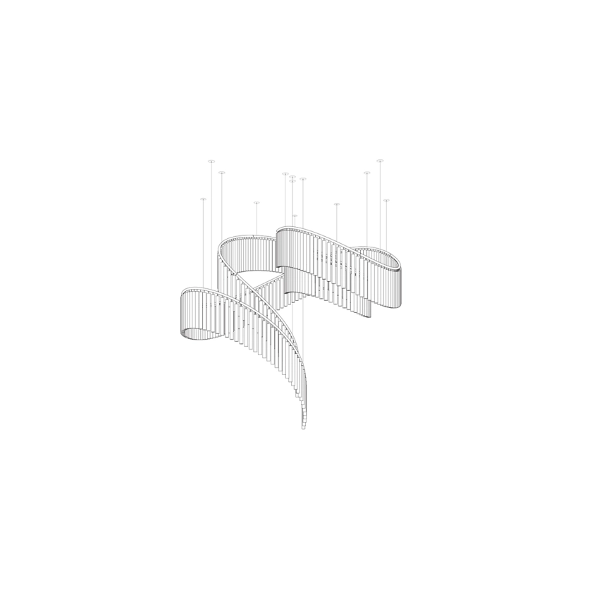 Rivella Cascade Fringe Crystal Chandelier