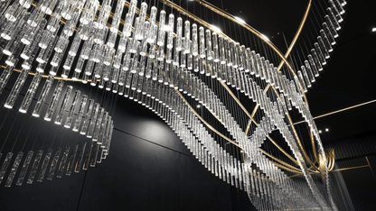 Rivella Cascade Fringe Crystal Chandelier