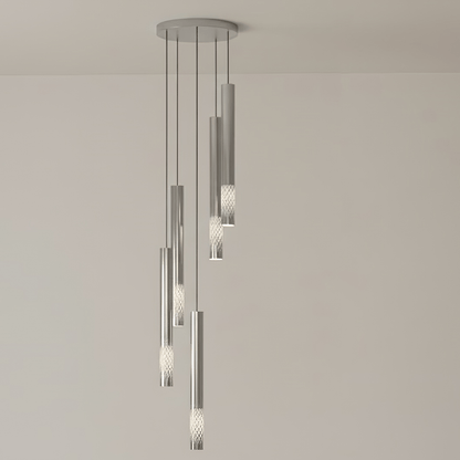 Galaxy Symphony Orchestra Meteor Shower Crystal Spiral Chandelier