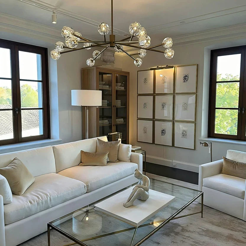 Boulee De Cristal Round Chandelier 24", 36", 48", 60", 72"