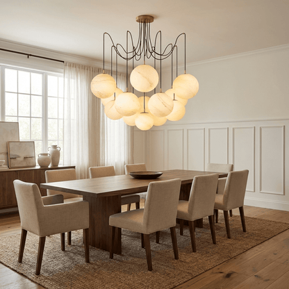 Celestara Alabaster Orb Chandelier