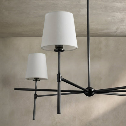 Morylighting Aura Round Chandelier 4/6 Light - Background Shot